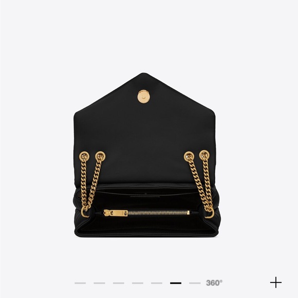 Saint Laurent: Lou Lou Small (Black & Gold)🖤 - Picture 4 of 15